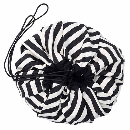 Play&amp;Go To-i-én tæppe, Stripes black