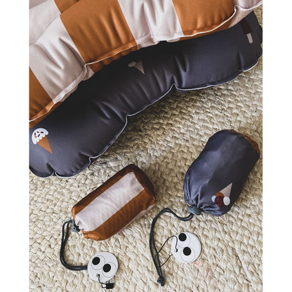 Noui Noui Have a seat, Oppustelig siddepude til børn - Ice cream anthracite