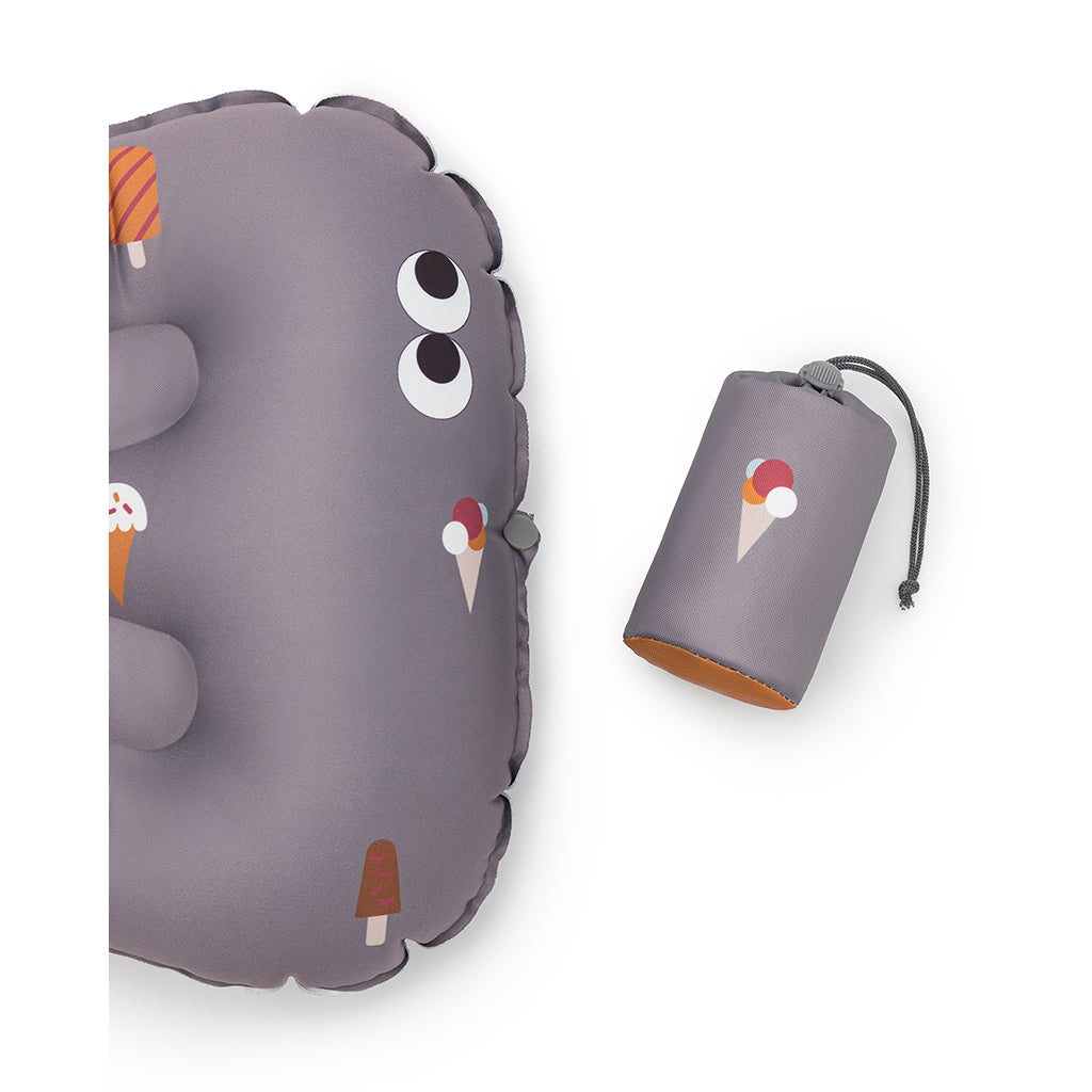 Noui Noui Have a seat, Oppustelig siddepude til børn - Ice cream anthracite