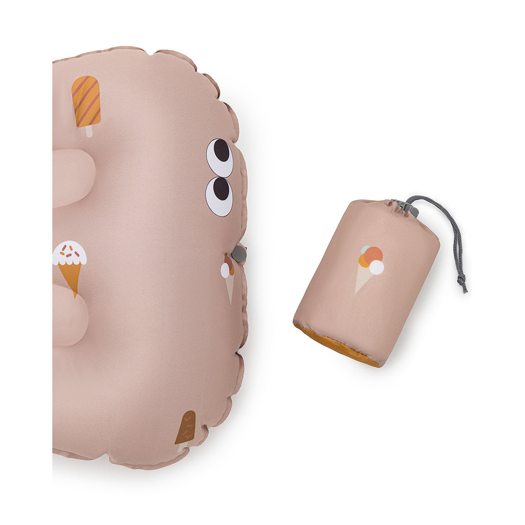 Noui Noui Have a seat, Oppustelig siddepude til børn - Ice cream rose