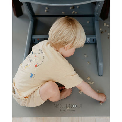 Noui Noui Floor mat, stoleunderlag - Olive hazel gray