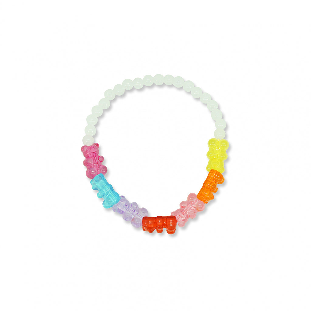 Milk x Soda Tiny gummy bear armbånd - Multi
