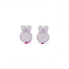 Milk x Soda Candy Rabbit øreringe til børn, clip-on - Purple