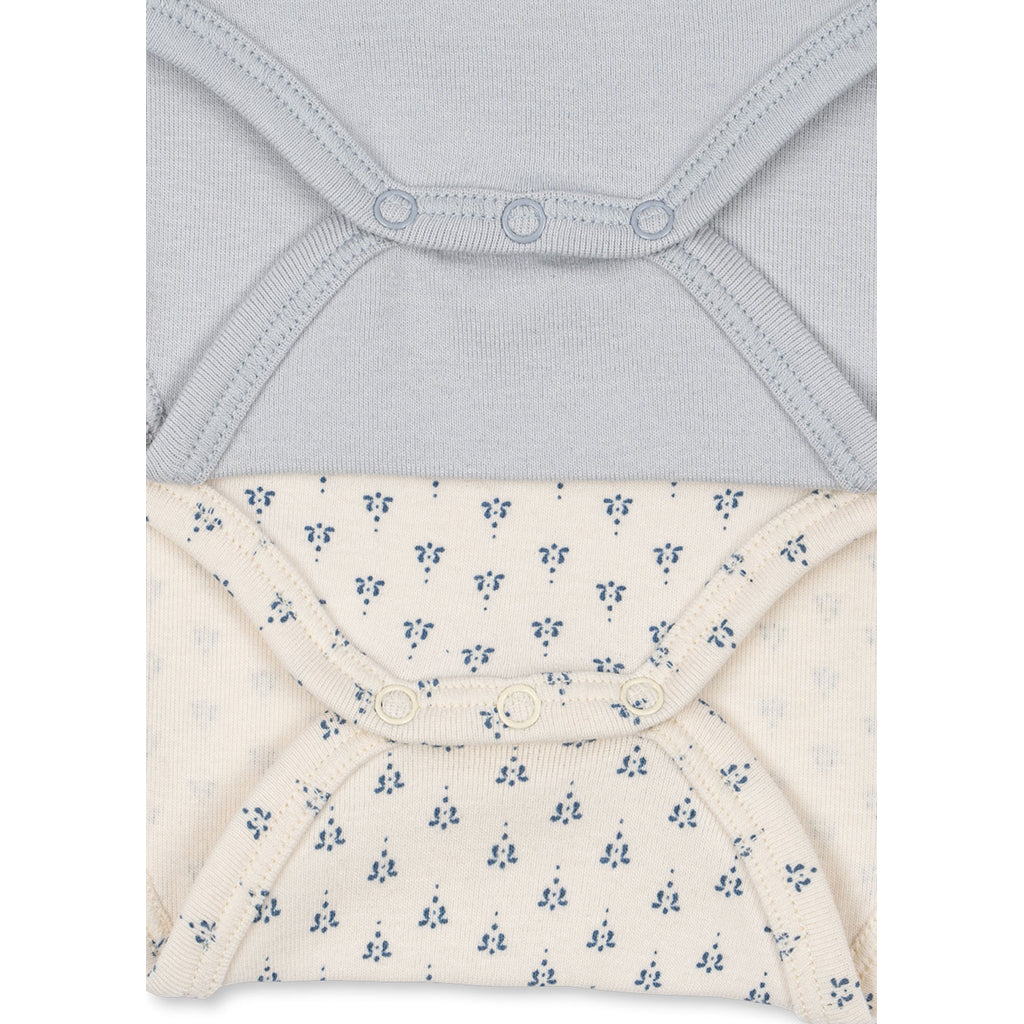 Fanga Fontana Bello bodystocking m. lange ærmer, 2-pak, Blue mix - str. 1 - 12 mdr.