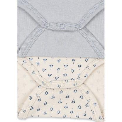 Fanga Fontana Bello bodystocking m. lange ærmer, 2-pak, Blue mix - str. 1 - 12 mdr.