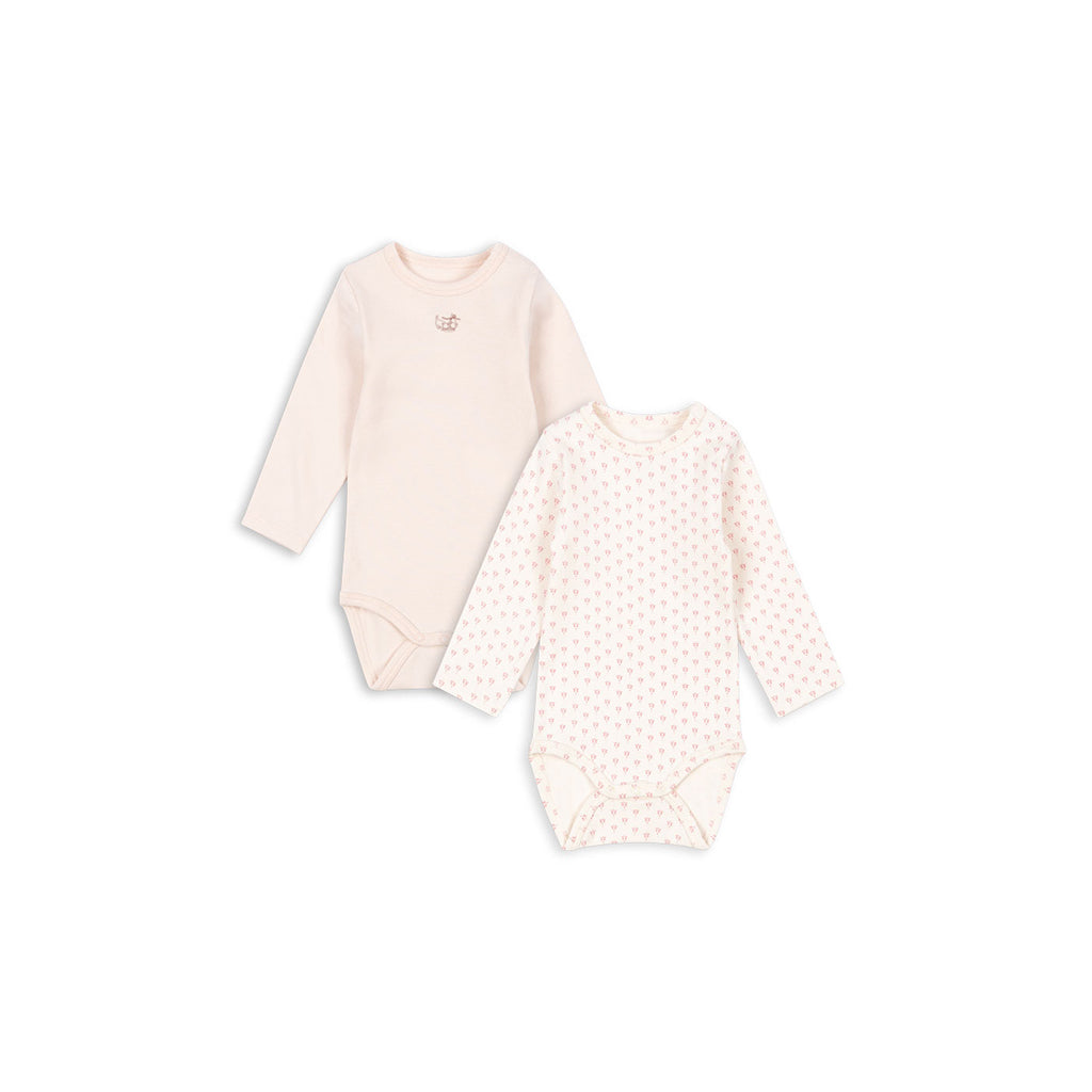 Fanga Fontana Bello bodystocking m. lange ærmer, Blush mix - str. 1 - 9 mdr.