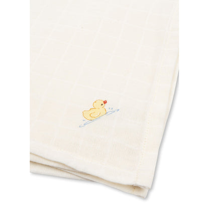 Fanga Fontana stofble, økologisk muslin, 10-pak - Antique white