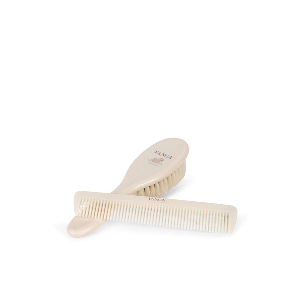 Fanga Fontana Baby hårbørstesæt, Beige
