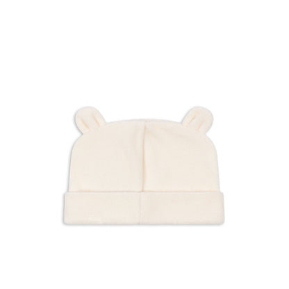 Fanga Fontana Elu Beanie babyhue, GOTS, Antique white - str. 0 - 9 mdr.