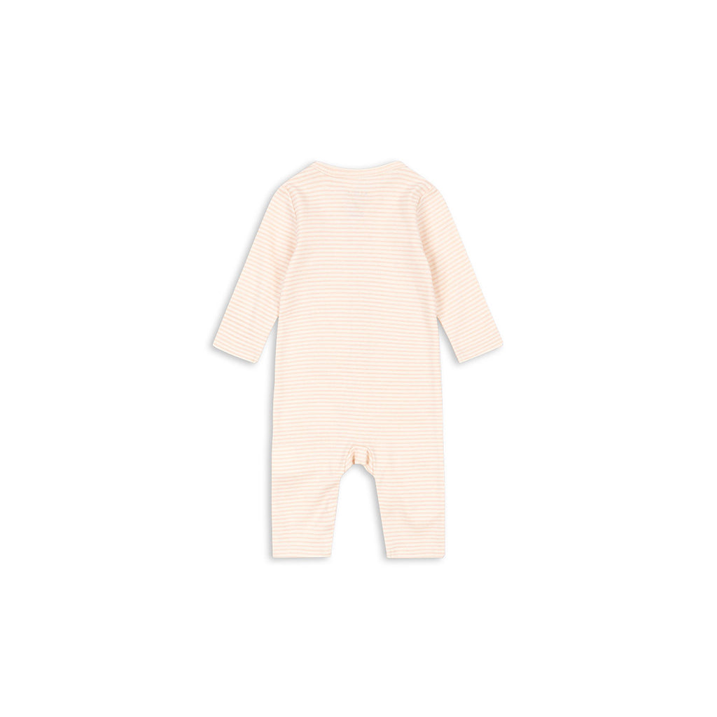 Fanga Fontana Fio bodystocking m. lange ærmer, Tea stripe cameo - str. 1 - 6 mdr.