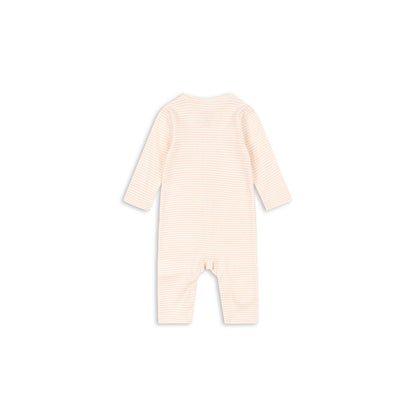 Fanga Fontana Fio bodystocking m. lange ærmer, Tea stripe cameo - str. 1 - 6 mdr.