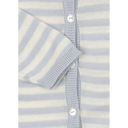 Fanga Fontana Venti baby cardigan, økologisk, Gray dawn  - str. 1 - 9 mdr.