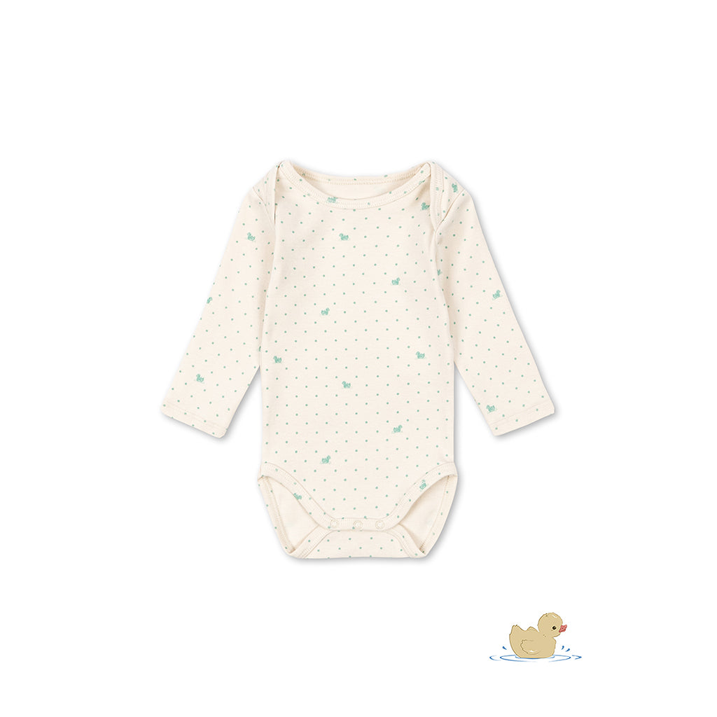 Fanga Fontana Bello bodystocking m. lange ærmer, Lago verde - str. 1 - 9 mdr.