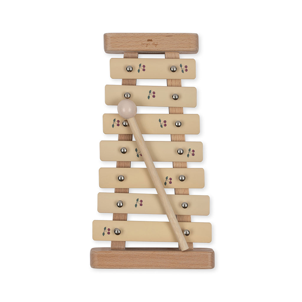 Konges Sløjd musikinstrument i træ, xylofon - Cherry