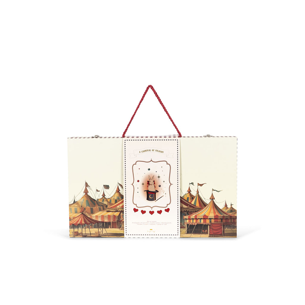 Konges Sløjd My creative set, Kuffert med tegnegrej