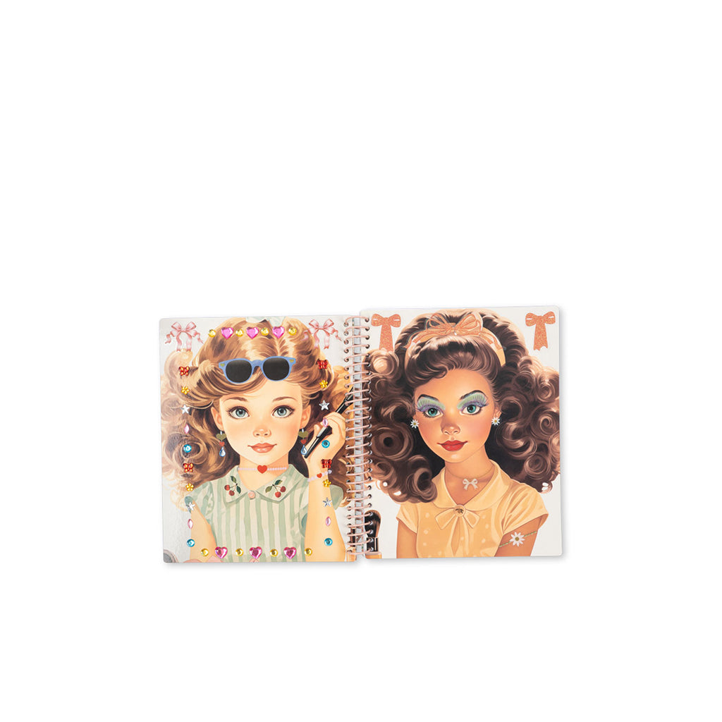 Konges Sløjd glam me up, Klistermærkebog