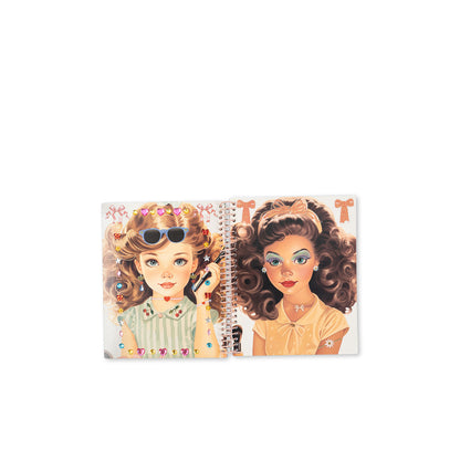 Konges Sløjd glam me up, Klistermærkebog