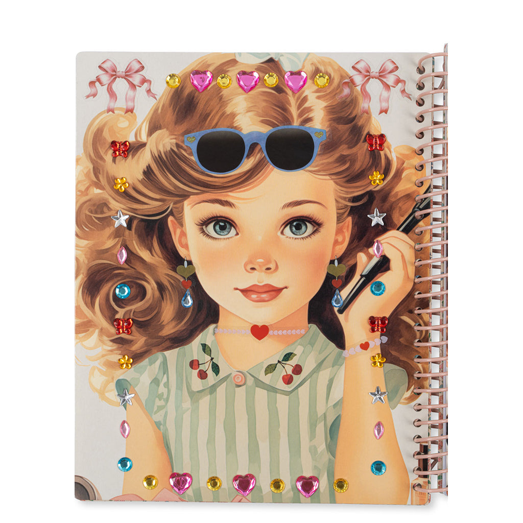 Konges Sløjd glam me up, Klistermærkebog