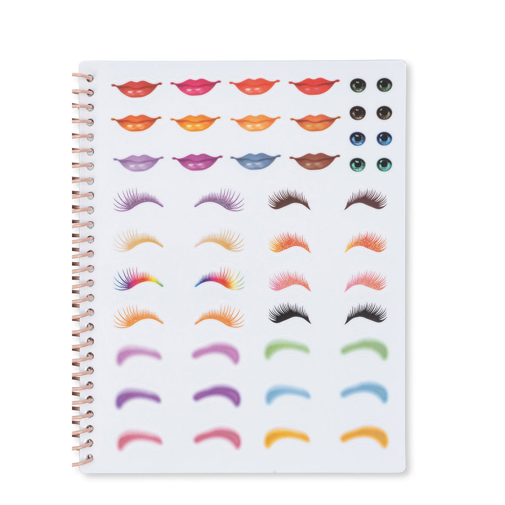 Konges Sløjd glam me up, Klistermærkebog