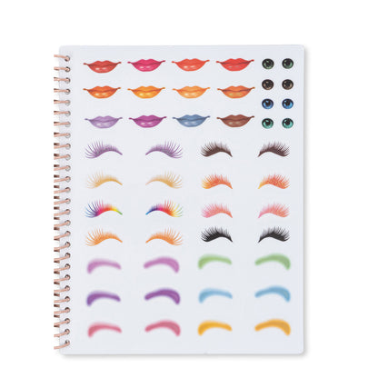 Konges Sløjd glam me up, Klistermærkebog