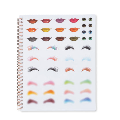 Konges Sløjd glam me up, Klistermærkebog