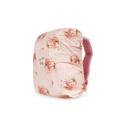 Konges Sløjd Clover skoletaske m. gymnastikpose og regnslag, Peony