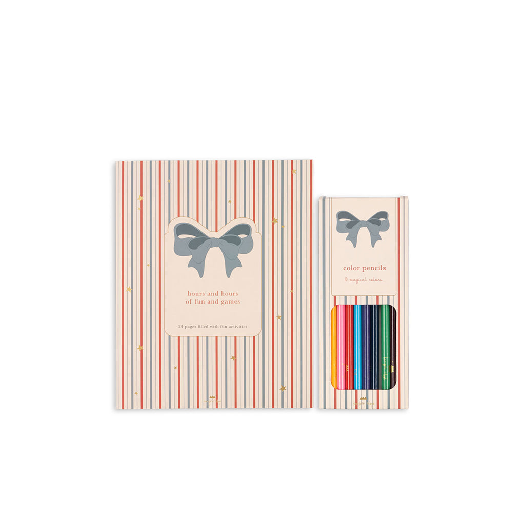 Konges Sløjd Aktivitetsbog m. farveblyanter og klistermærker - Multi