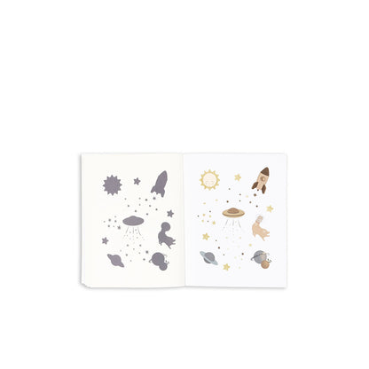 Konges Sløjd Aktivitetsbog m. farveblyanter og klistermærker - Multi