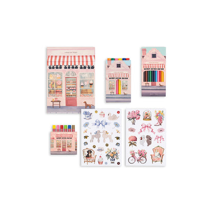 Konges Sløjd kuffert til den lille kunstner, Little artist - Pink