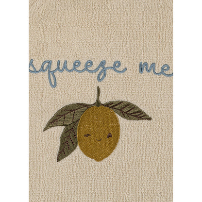 Konges Sløjd Terry badekåbe til børn, Lemon - Str. baby, tumling, junior