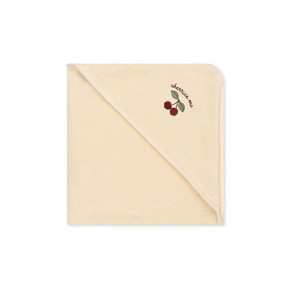 Konges Sløjd Terry håndklæde m. hætte, Cherry