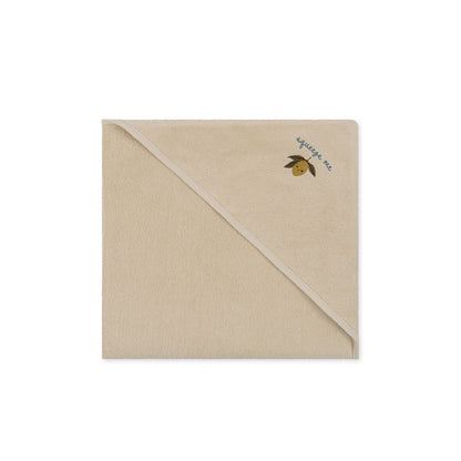 Konges Sløjd Terry håndklæde m. hætte, Lemon