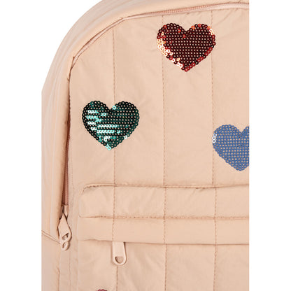 Konges Sløjd Juno Midi rygsæk med paillet motiver, Cameo Rose