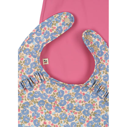 Konges Sløjd Konges Sløjd hagesmæk m. flæser, 2-pak - Fleur rosier/Chateau rose