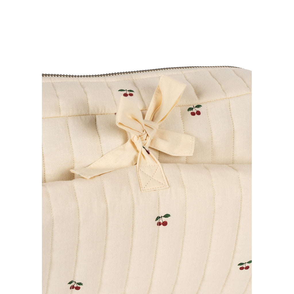 Konges Sløjd Bonnie pusletaske- og pusleunderlag i ét, Cherry