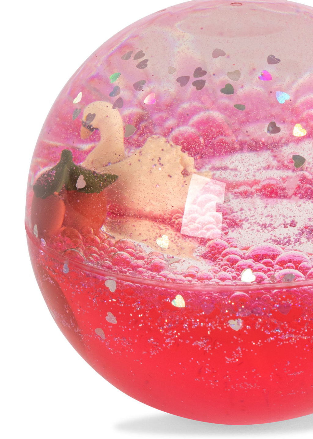 Konges Sløjd bold, glitter water ball - Cherry