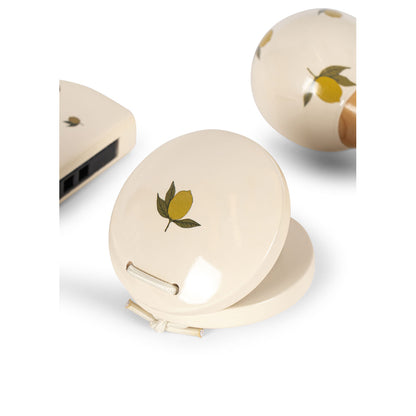 Konges Sløjd Petit Lemon Glossy, sæt m 3 musikinstrumenter - Lemon