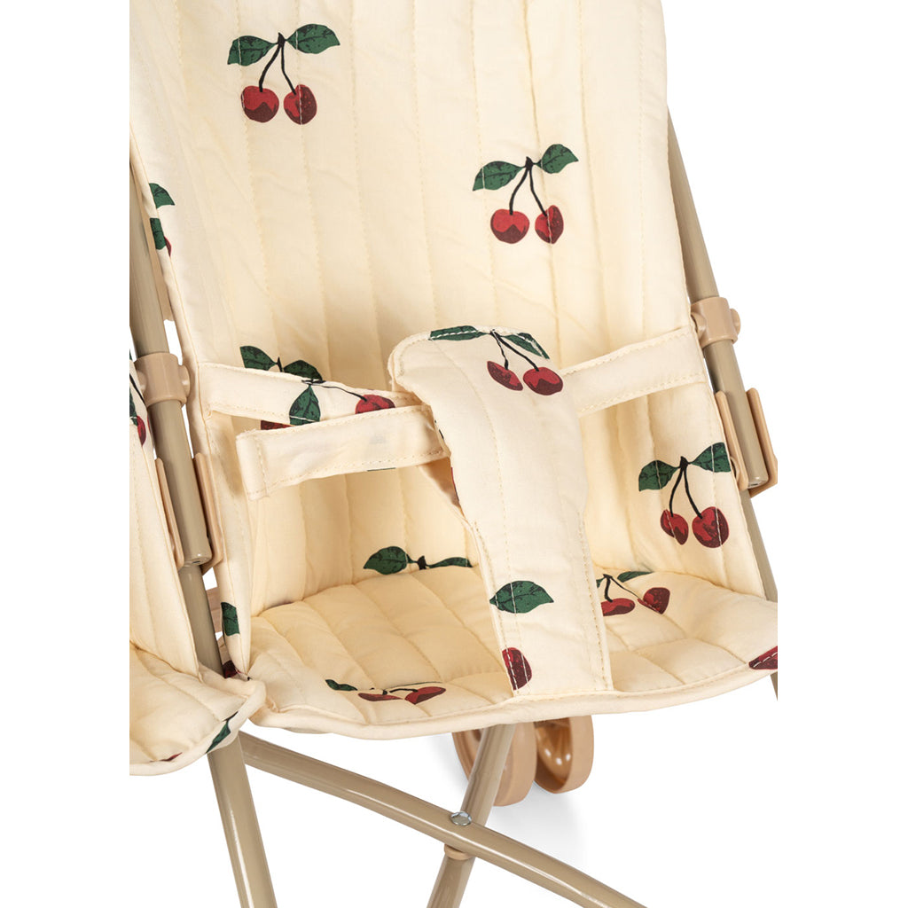 Konges Sløjd Tvillinge dukkeklapvogn, Ma grande cerise