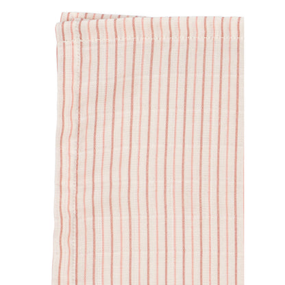 Konges Sløjd stofble, økologisk muslin, 3-pak - Stripe Petite Rose