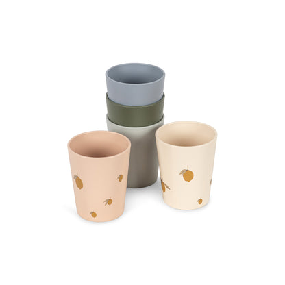 Konges Sløjd kopper, 5-pak - Lemon mix