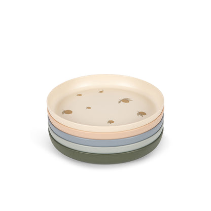 Konges Sløjd Tallerkener, 5-pak - Lemon mix