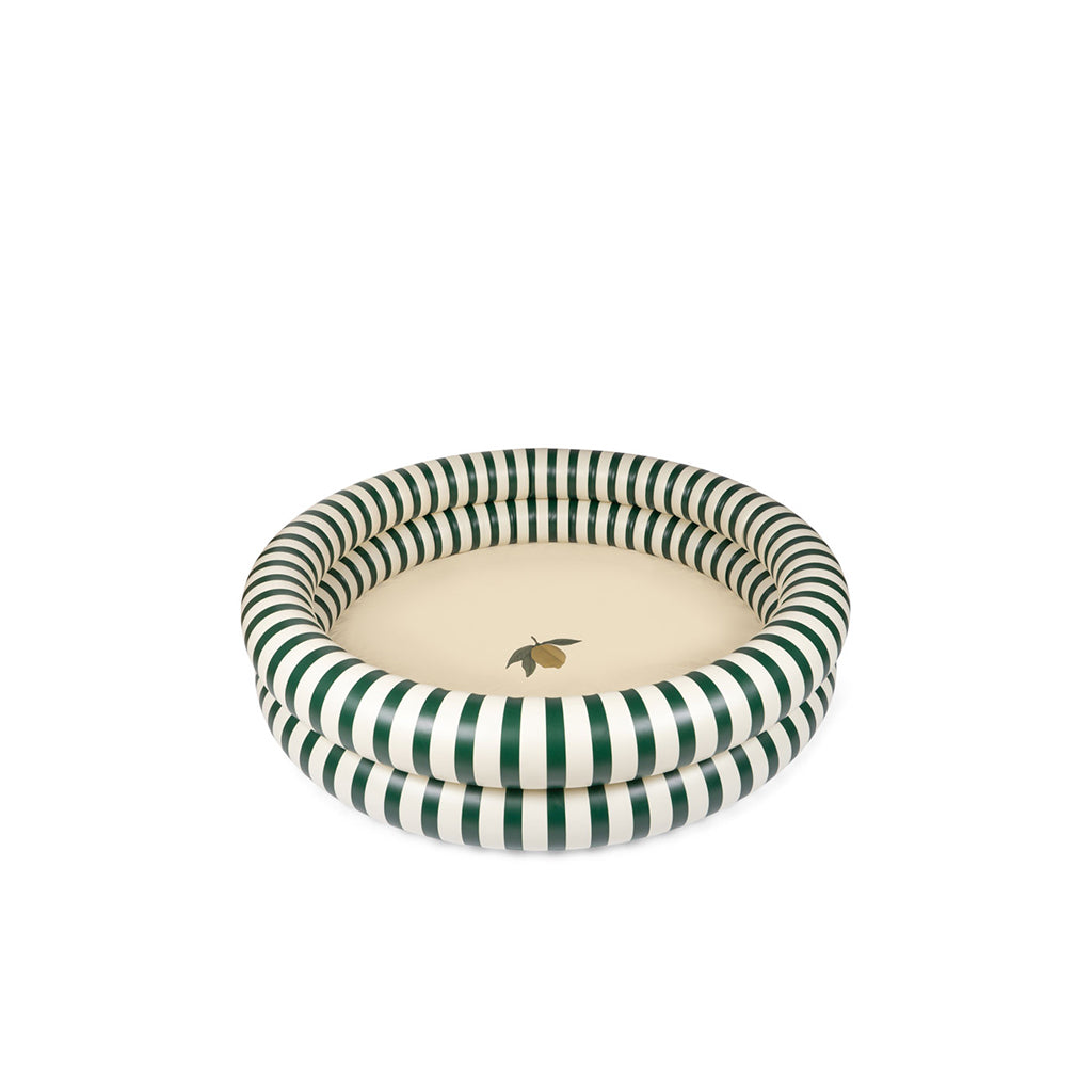 Konges Sløjd badebassin; Ø: 160 cm - Green stripe