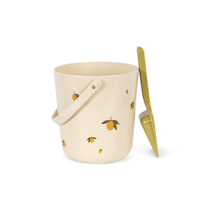 Konges Sløjd Strandsæt, spand og skovl - Lemon