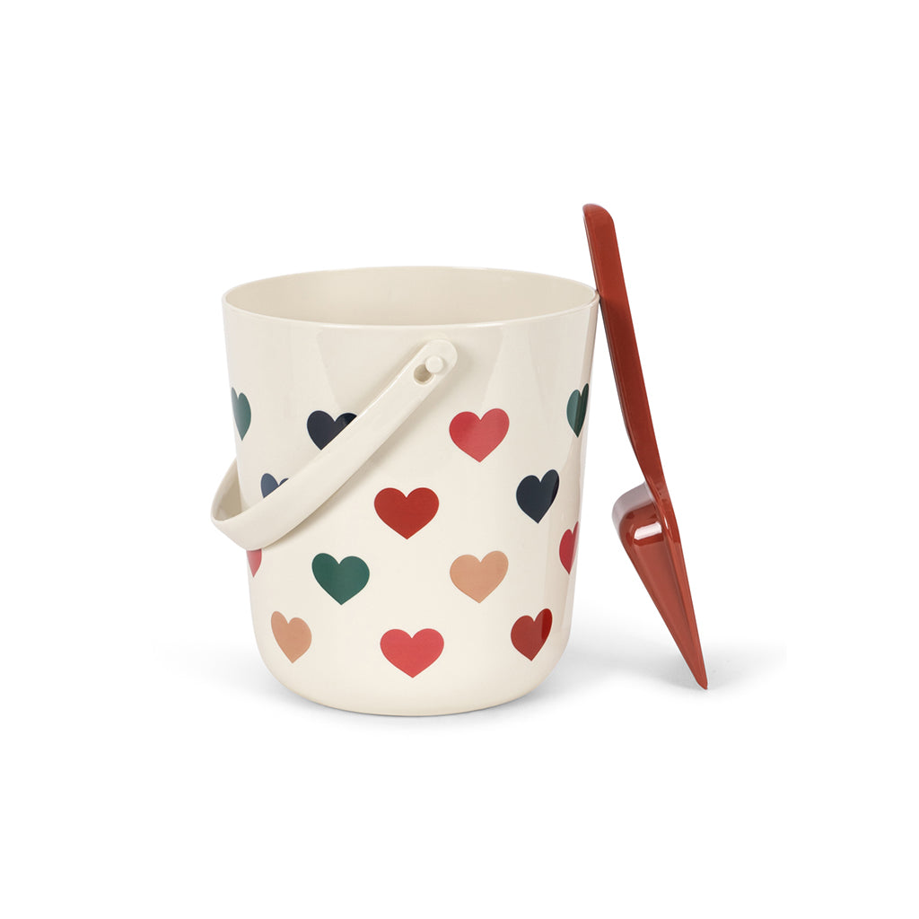 Konges Sløjd Strandsæt, spand og skovl - Bon coeur coloré