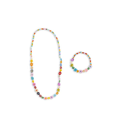 Konges Sløjd Smykkesæt, Perlehalskæde og armbånd - Multi