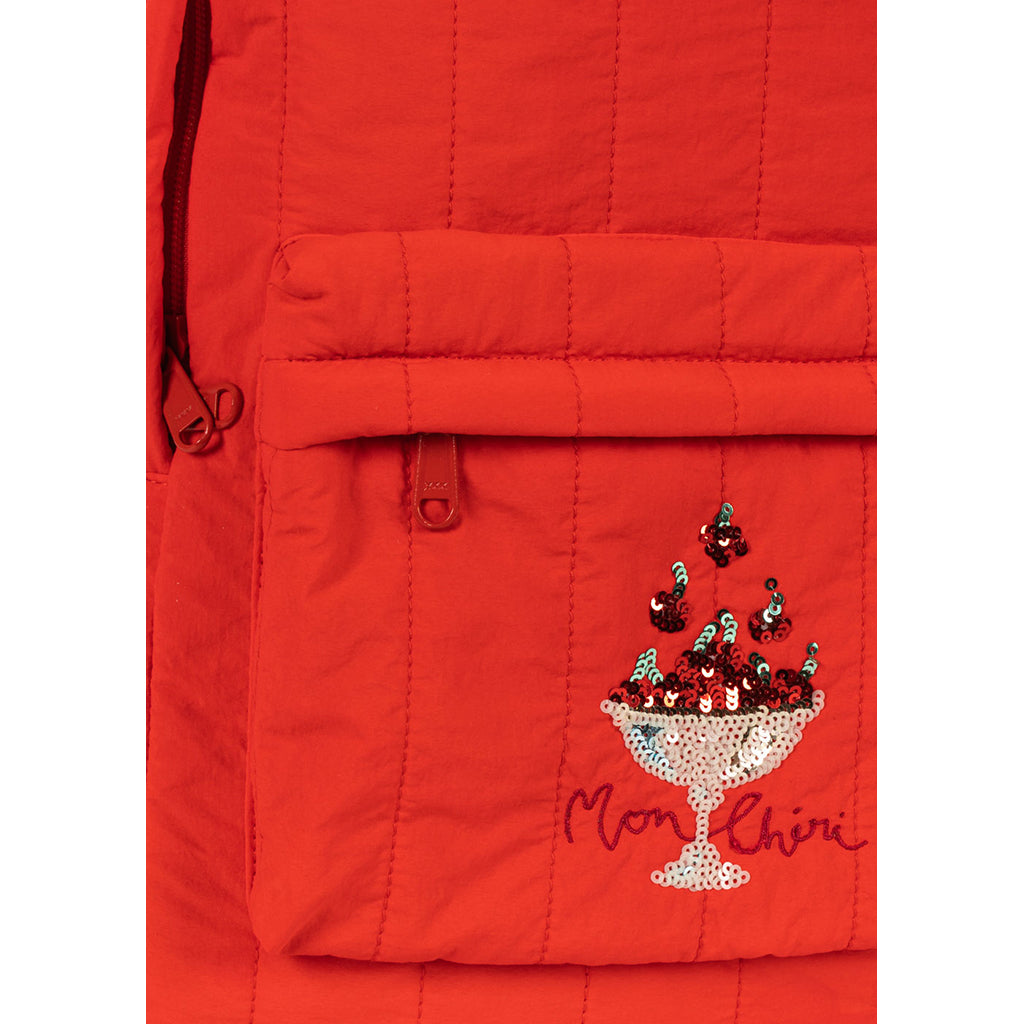 Konges Sløjd Juno Sequin rygsæk, Fiery Red