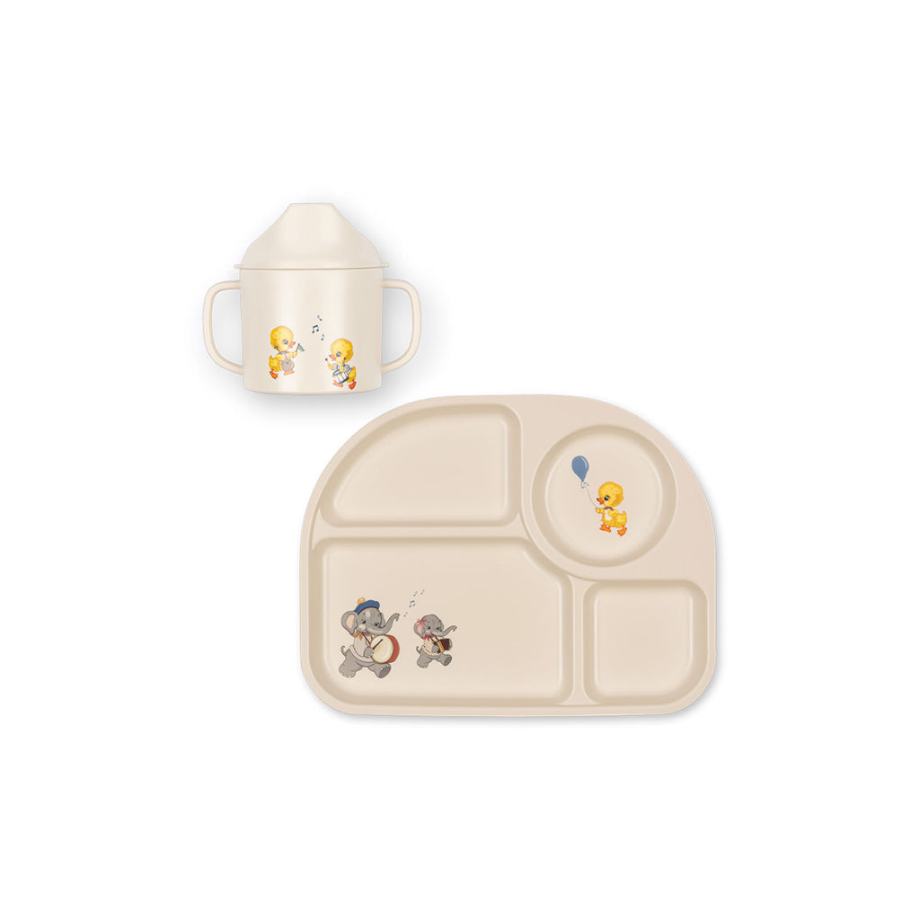 Konges Sløjd børneservice, My first dinner set - Music parade