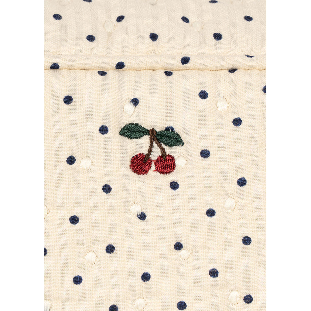 Konges Sløjd quiltet toilettaske, big, Seersucker - Estate Dot