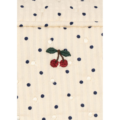 Konges Sløjd quiltet toilettaske, big, Seersucker - Estate Dot