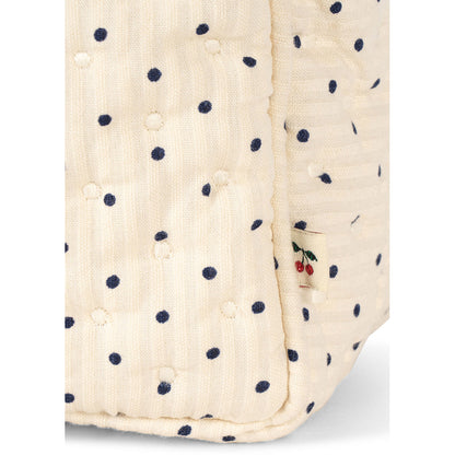 Konges Sløjd quiltet toilettaske, big, Seersucker - Estate Dot